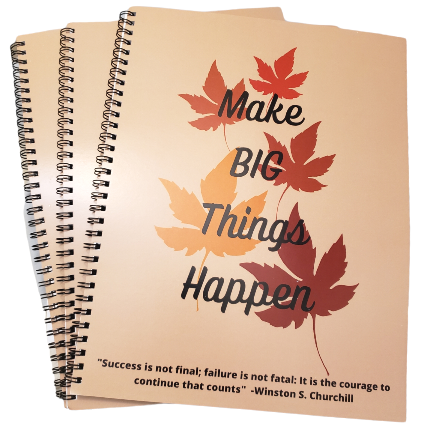 8.5 x 11 Make Big Things Happen Notebook