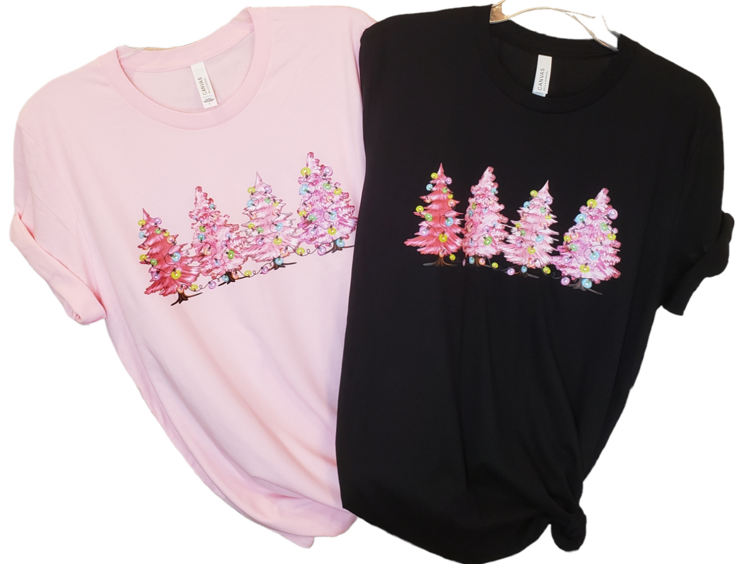 Pink Christmas Tree Gift Box