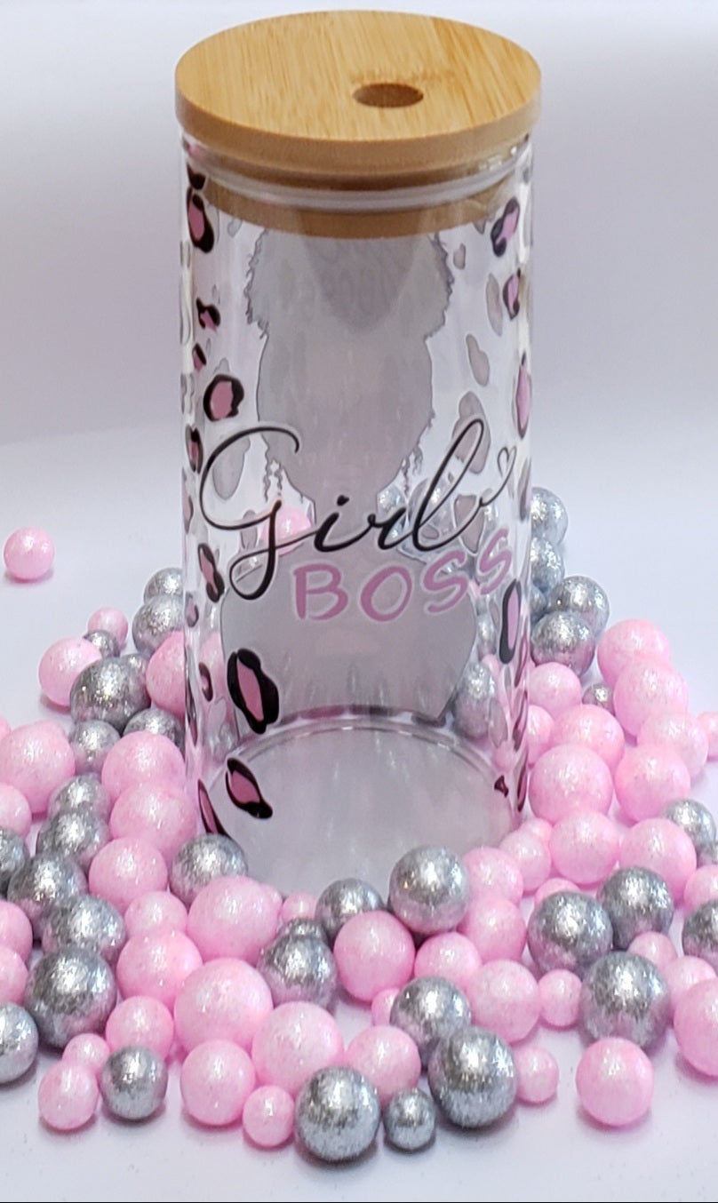 Girl Boss - 20oz. Glass Cup