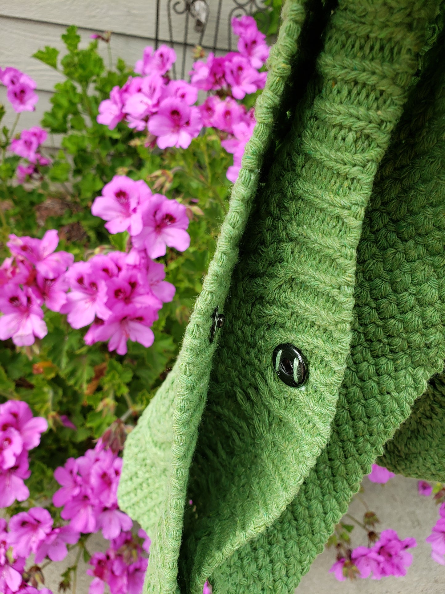 Green Crochet Shoulder/Crossbody Bag