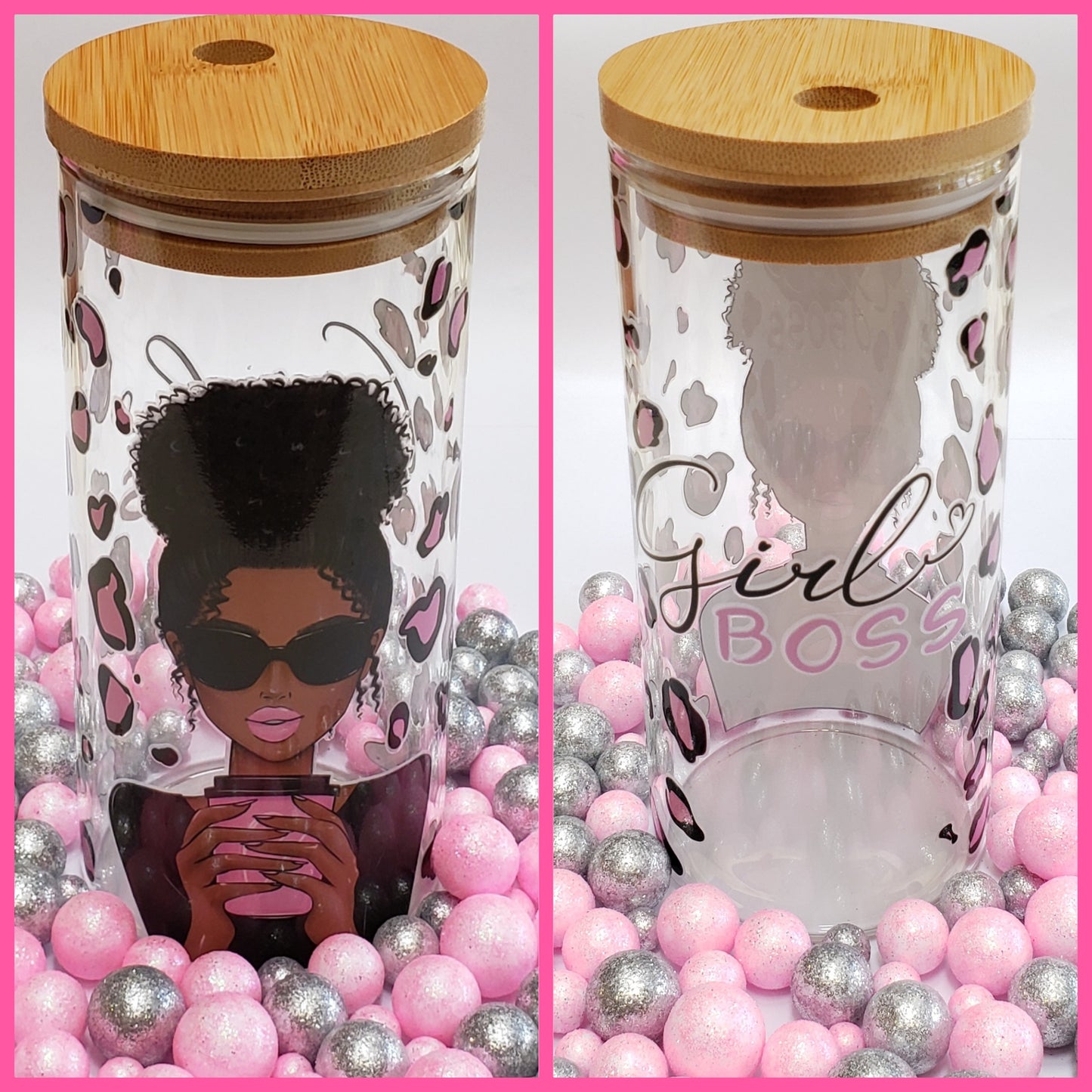 Girl Boss - 20oz. Glass Cup