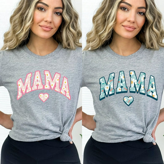 MAMA - Athletic Heather Gray Unisex Tshirt