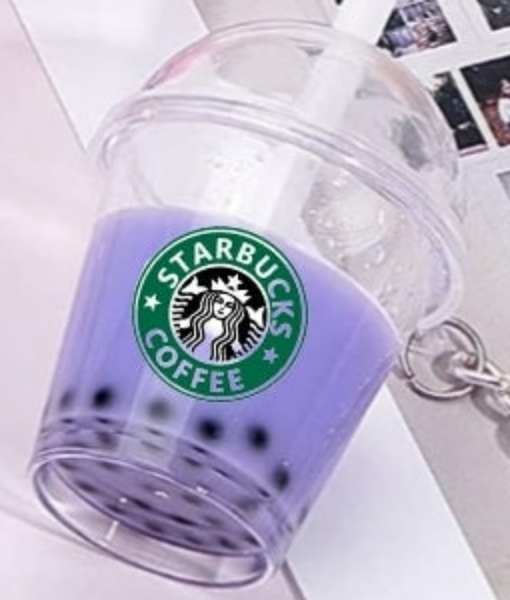 Boba Drink Keychains (Starbucks/Coffee Queen)