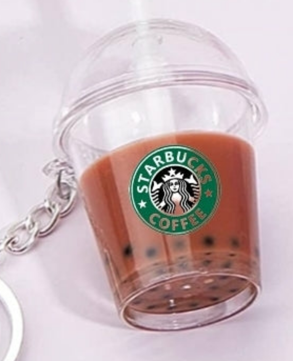 Boba Drink Keychains (Starbucks/Coffee Queen)