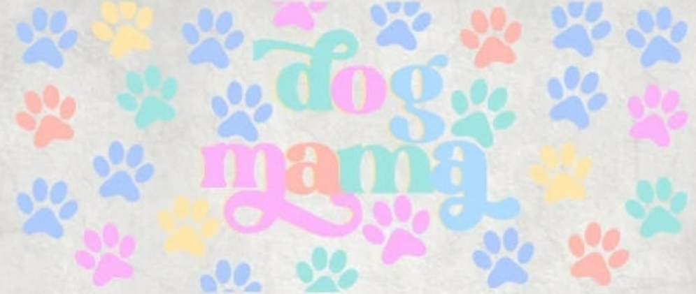 DOG MAMA - 16oz Glass Cup