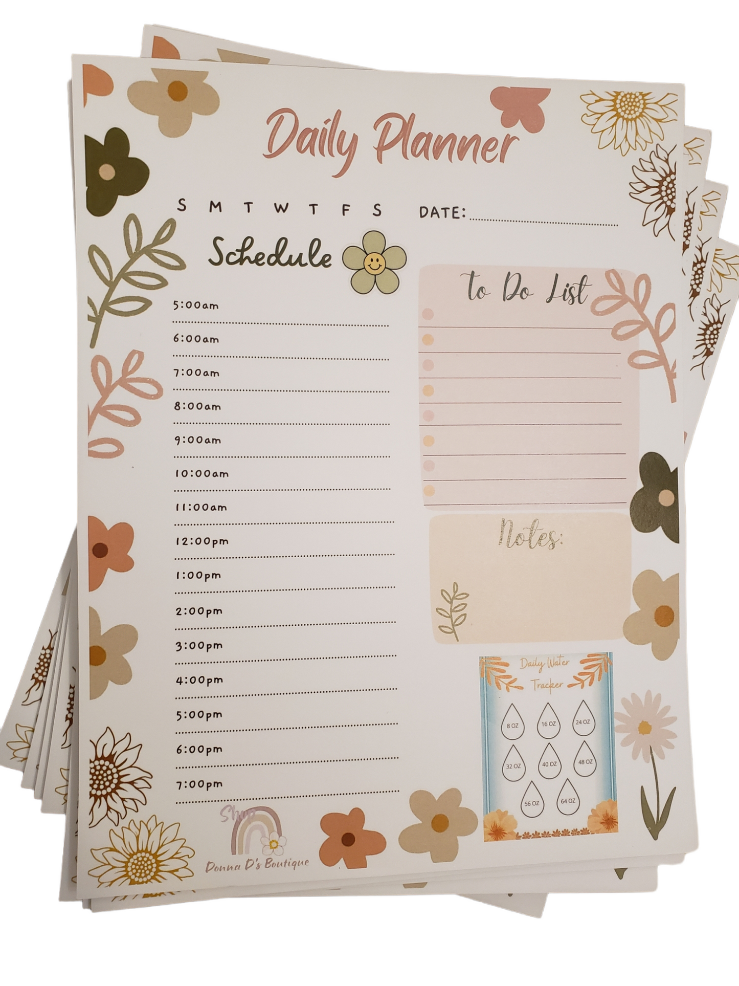 Jumbo Daily Planner Notepads 🌸