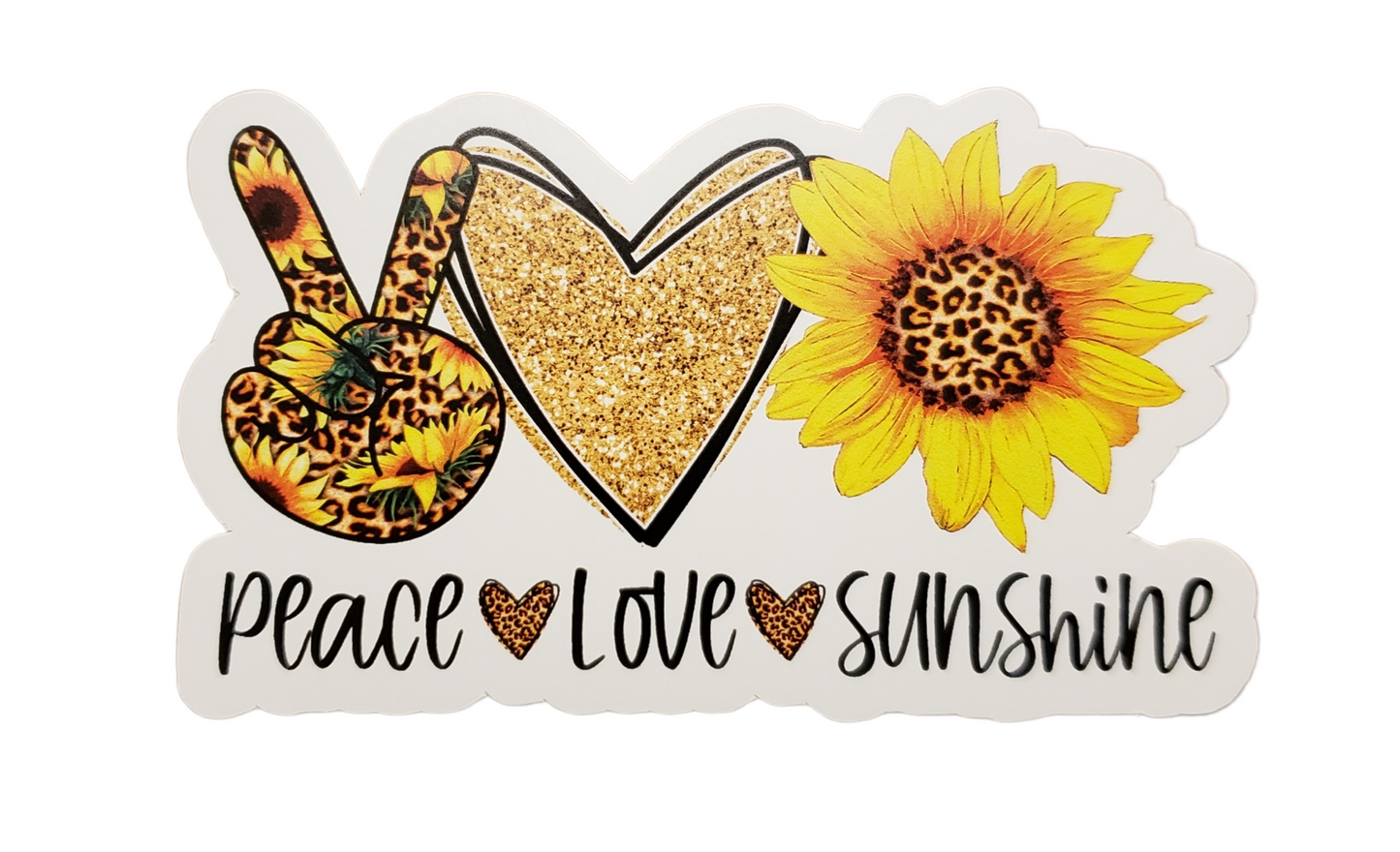 Peace Love Sunshine Sticker