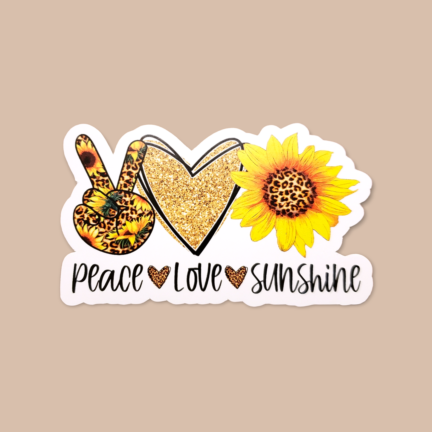 Peace Love Sunshine Sticker