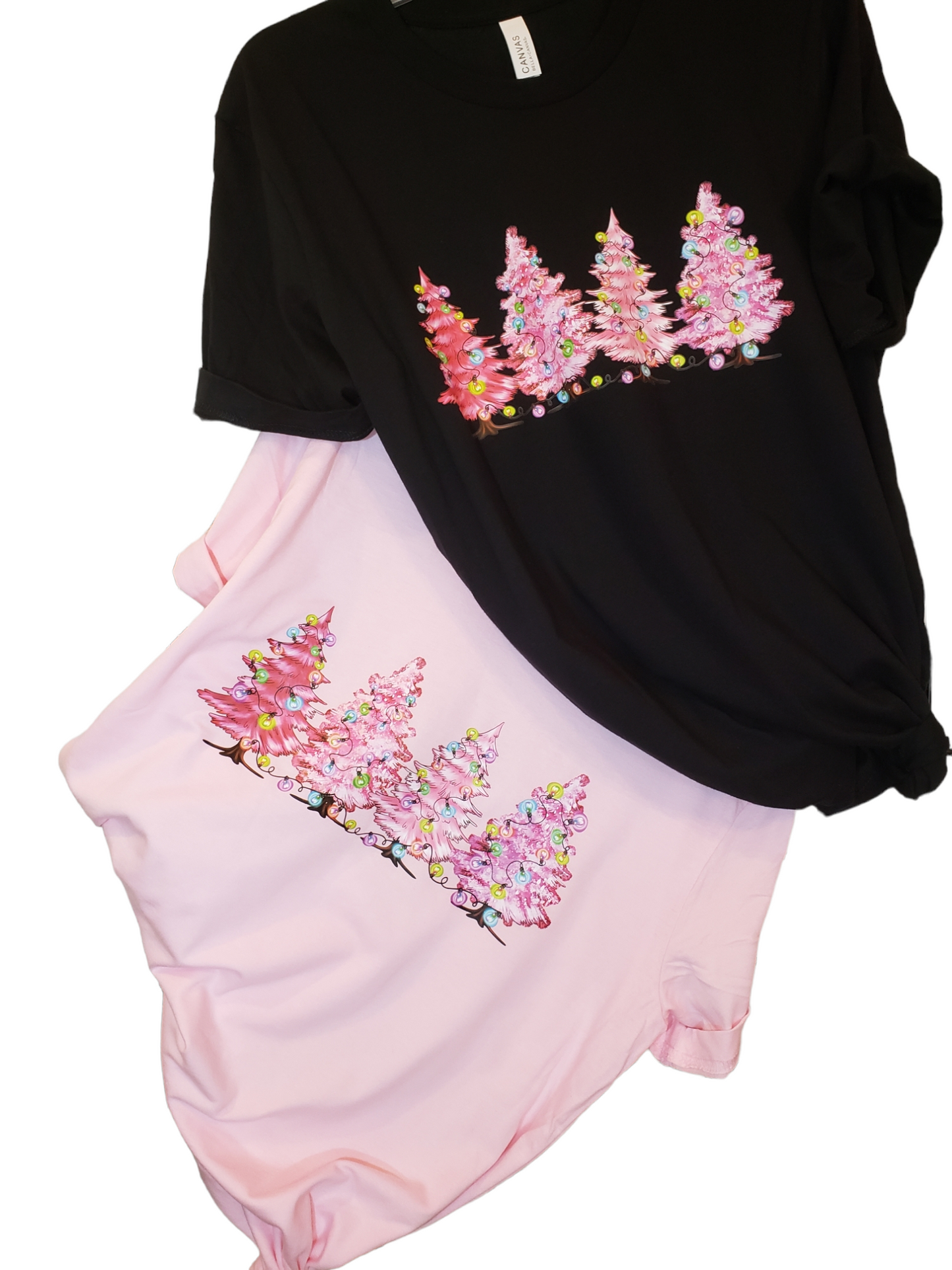 Pink Christmas Tree Gift Box