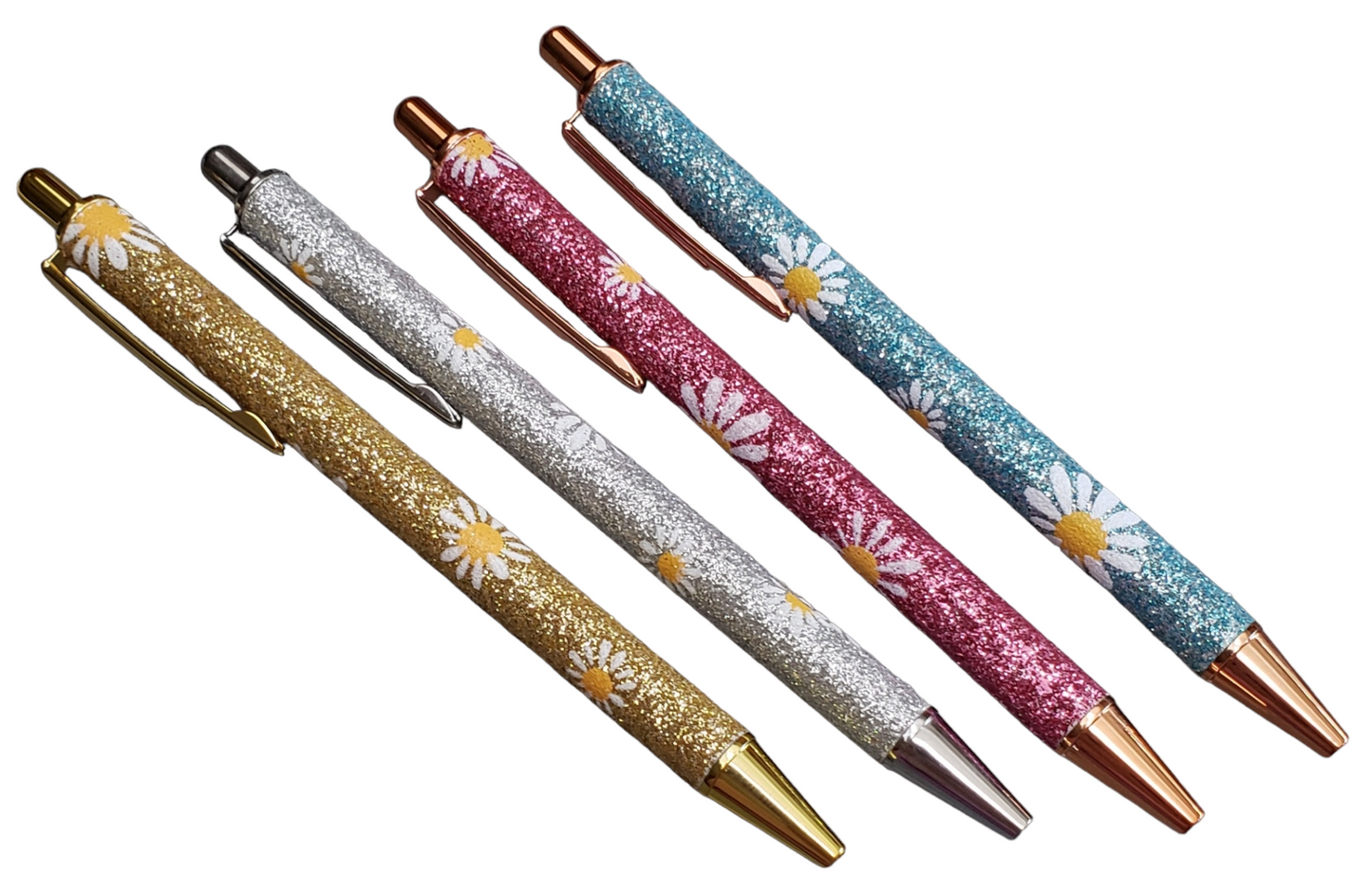 Daisy Glitter Ballpoint Pen