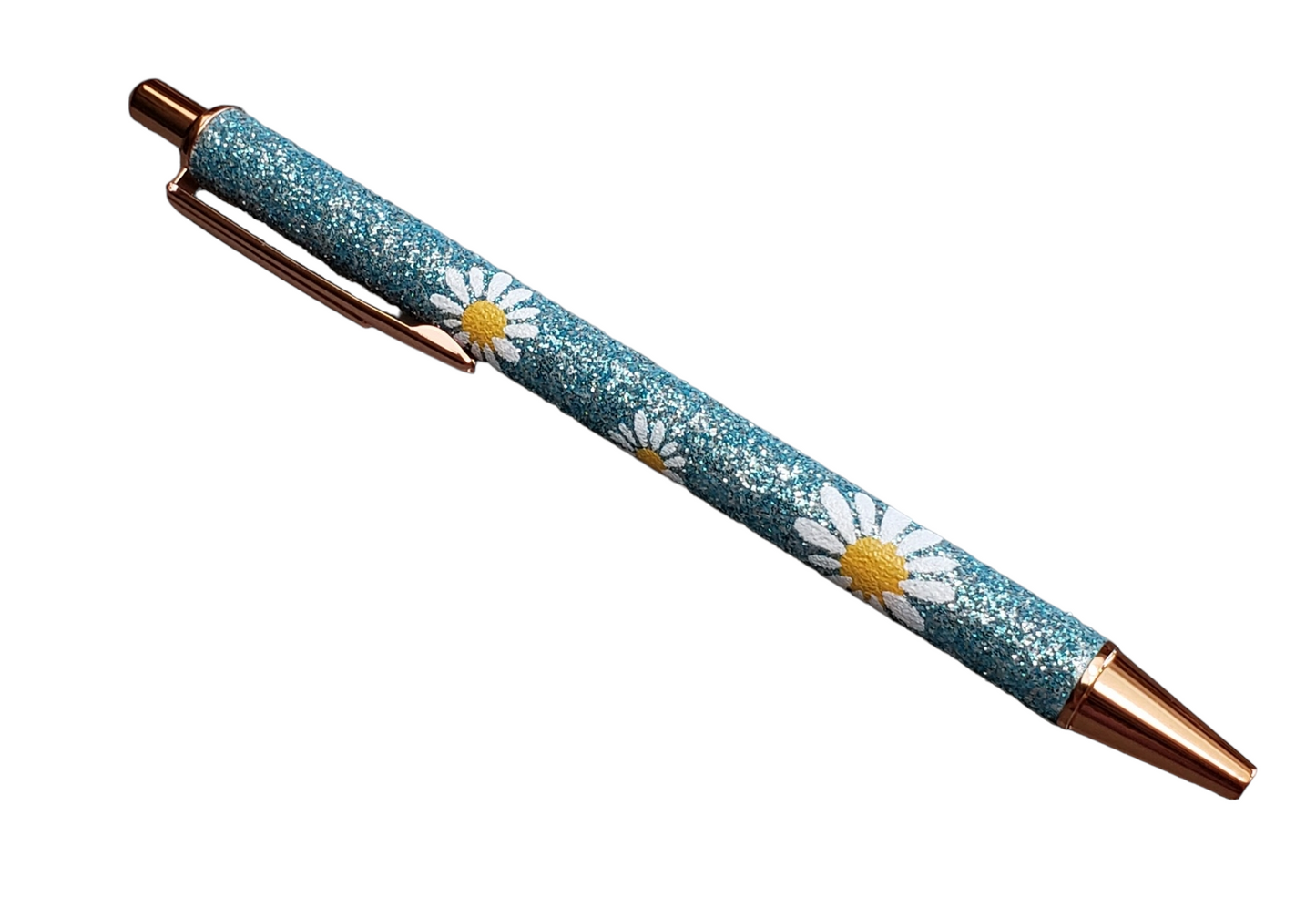 Daisy Glitter Ballpoint Pen