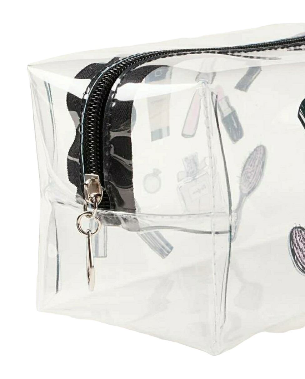 Cosmetic Pattern Clear Makeup Bag