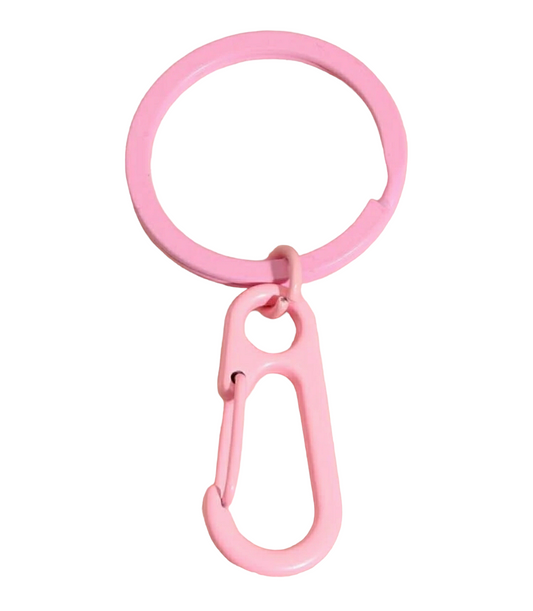 Solid Pink Keychain