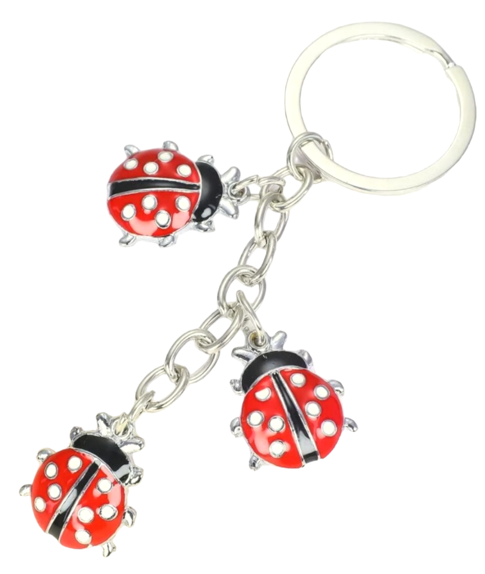 3pc Ladybug Keychain