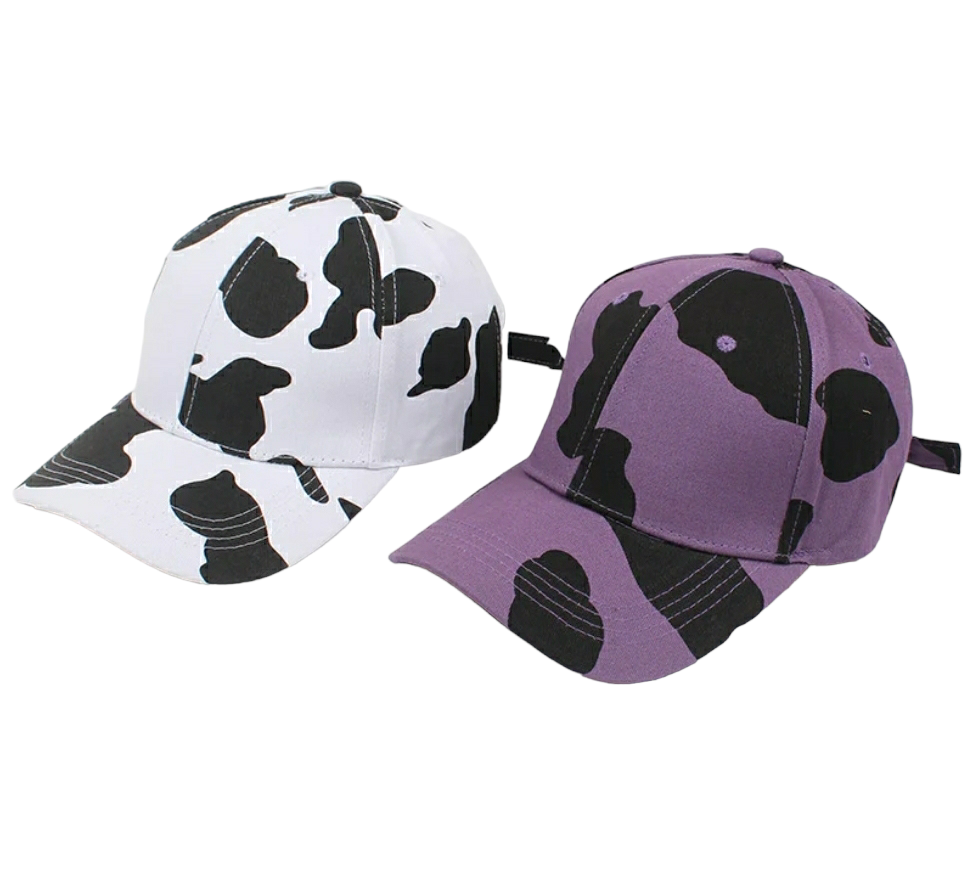 Cow Print Baseball Cap