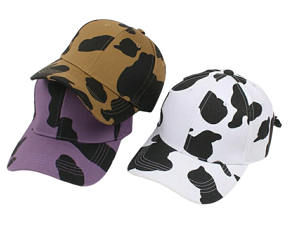 Cow Print Baseball Cap