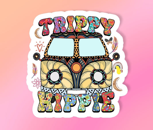 Trippy Hippie Sticker
