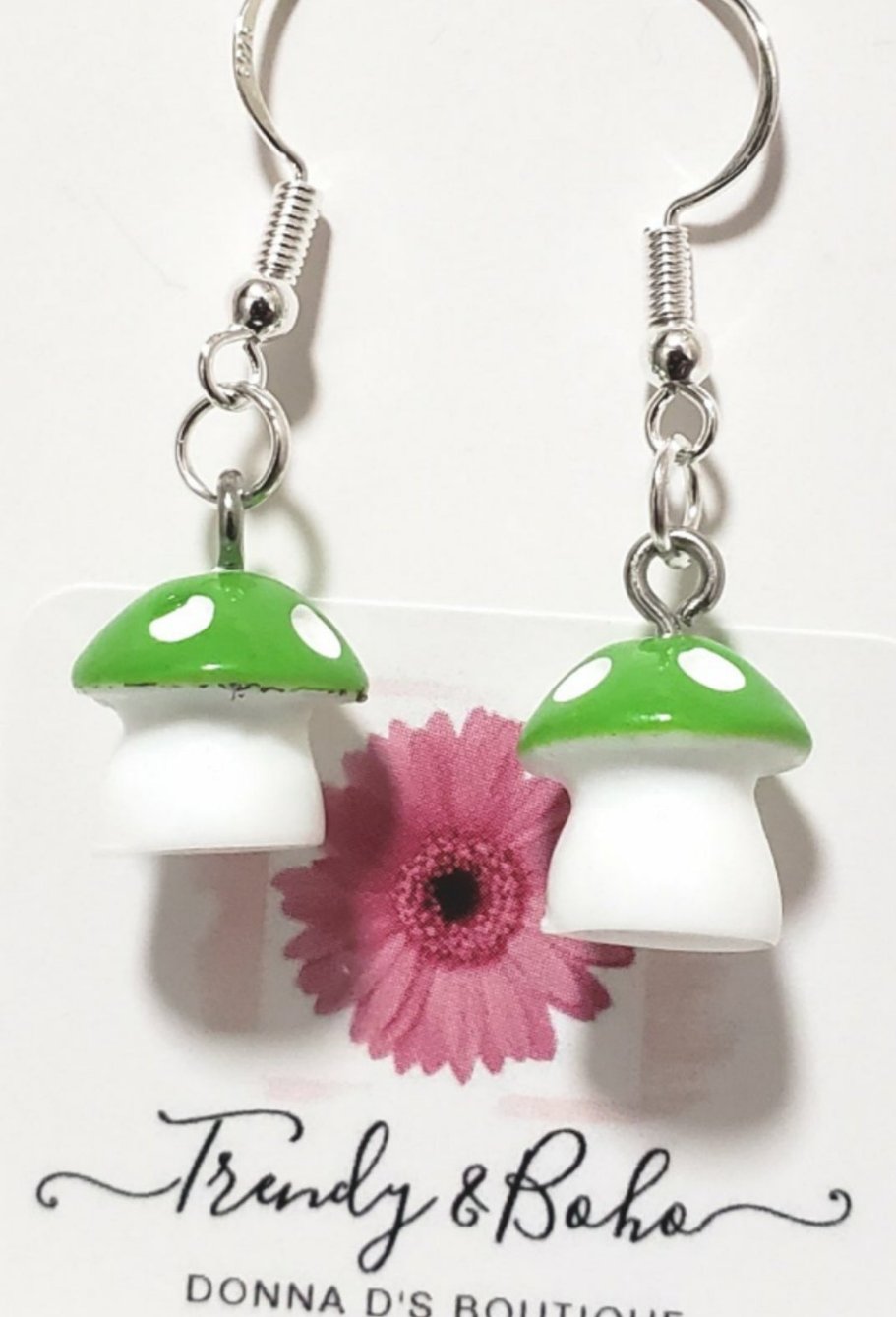 Mushroom Earrings