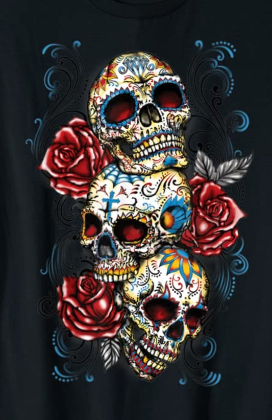 Sugar Skull "Day Of The Dead" Unisex Tshirt