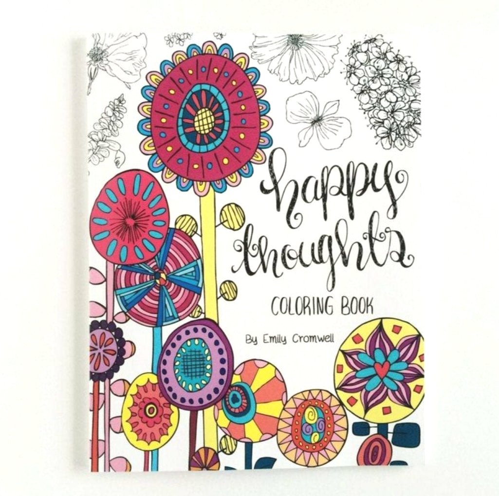 Happy Thoughts Coloring Book