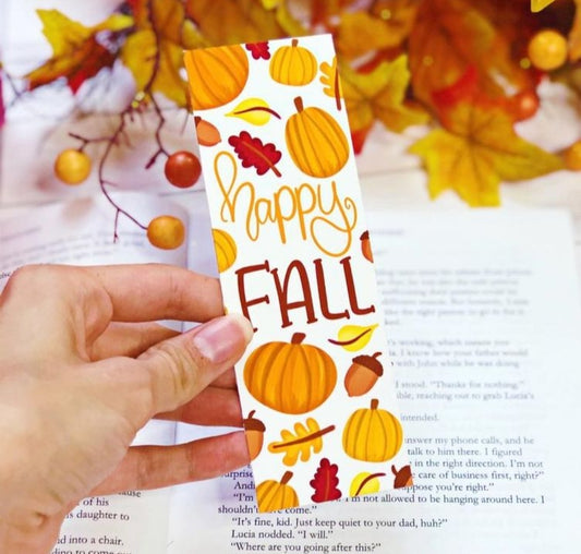 Happy Fall Bookmark