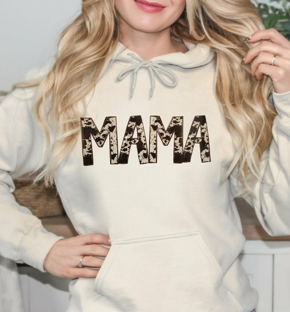 MAMA Cowhide Sand Hoodie