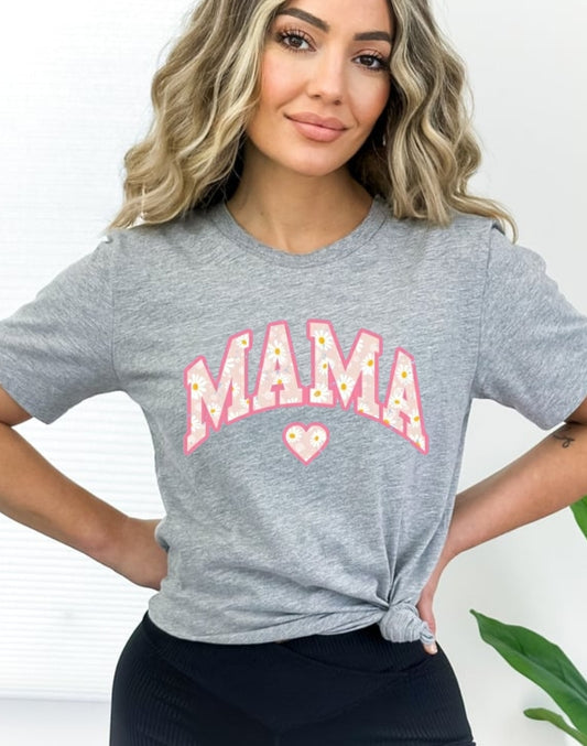 MAMA - Athletic Heather Gray Unisex Tshirt