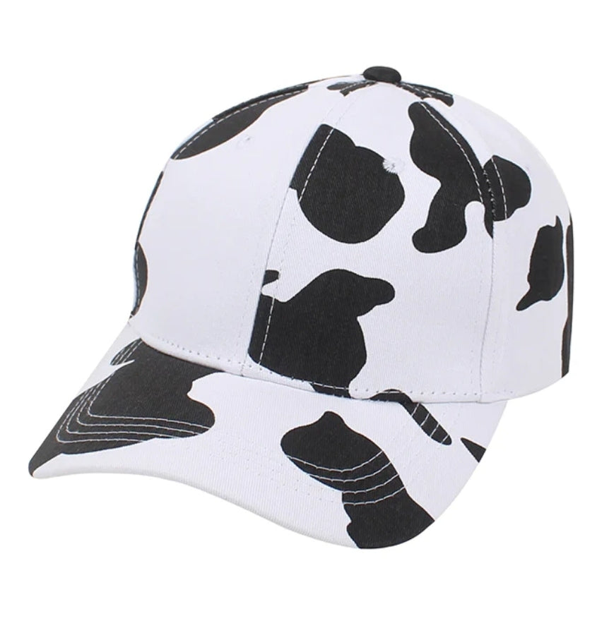 Cow Print Baseball Cap